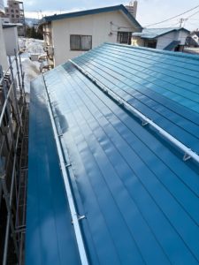 米沢市_雪害_屋根修繕_完成
